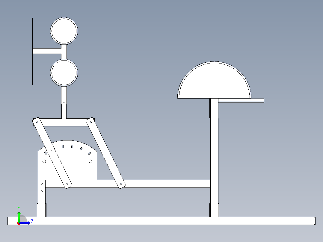 B3003756-GHD 用于 Crossfit 训练健身器材左视图