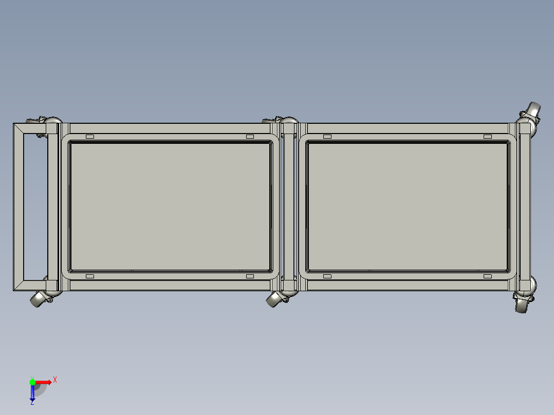 B3003640-蔬菜推车俯视图
