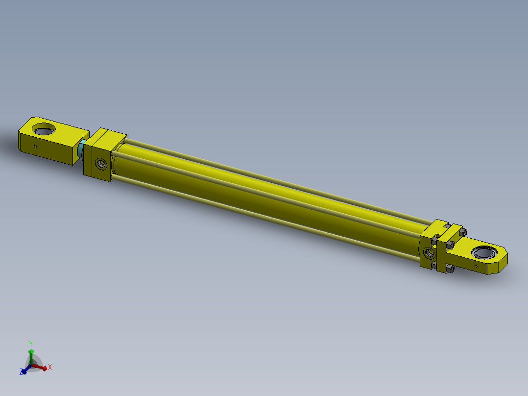 A0002803-连杆液压缸 (DANIELI) ( 完工区尾部断裂换挡 ) 63x45x800 毫米