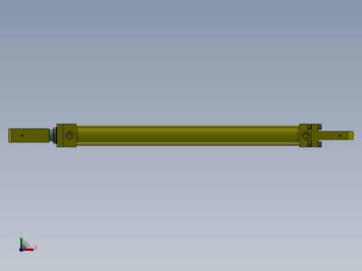 A0002803-连杆液压缸 (DANIELI) ( 完工区尾部断裂换挡 ) 63x45x800 毫米前视缩略图