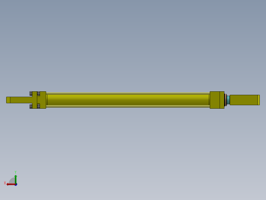 A0002803-连杆液压缸 (DANIELI) ( 完工区尾部断裂换挡 ) 63x45x800 毫米后视缩略图