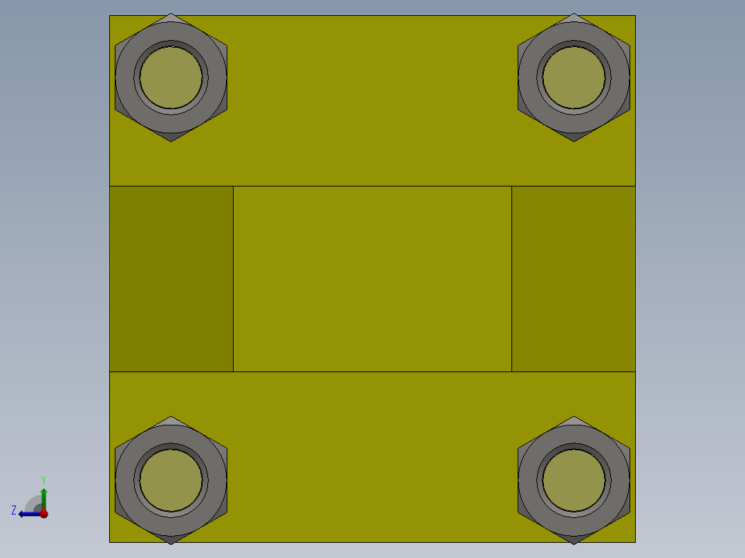 A0002803-连杆液压缸 (DANIELI) ( 完工区尾部断裂换挡 ) 63x45x800 毫米右视图