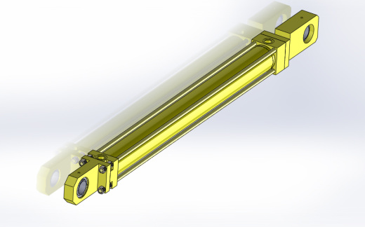A0002803-连杆液压缸 (DANIELI) ( 完工区尾部断裂换挡 ) 63x45x800 毫米缩略图