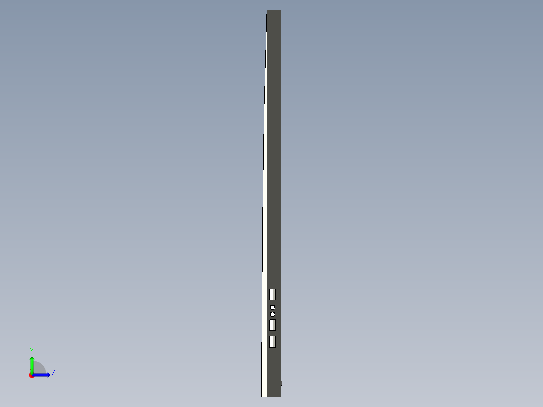 B3004359-LED 电视型号左视图