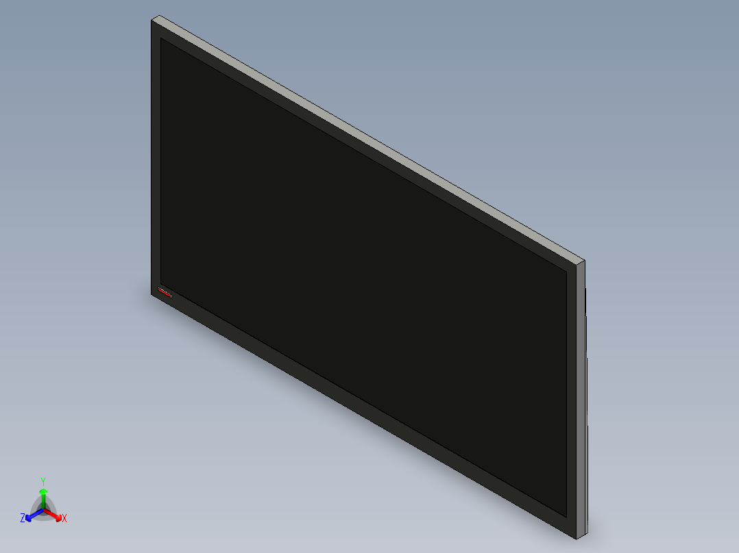 B3004359-LED 电视型号正等轴测图