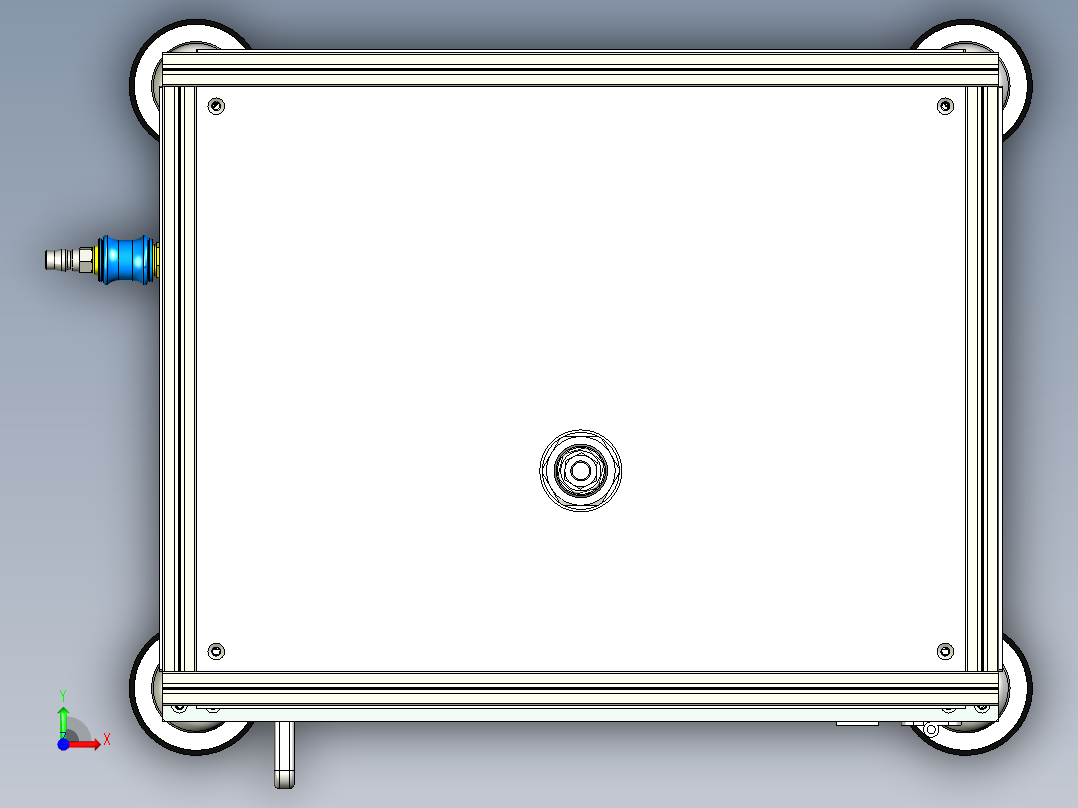 自动压接机前视图