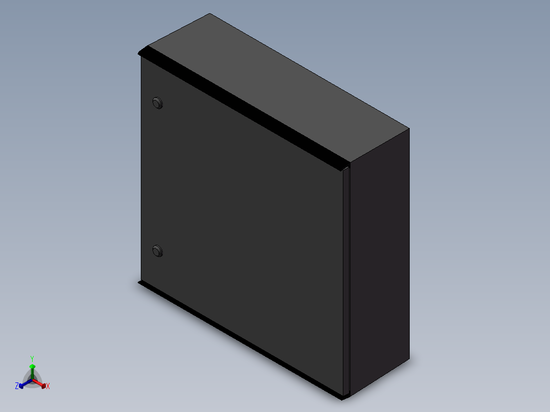 威图防爆机柜9206.600正等轴测图