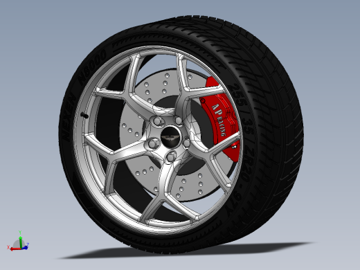 深碟形手指辐条镀铬车轮