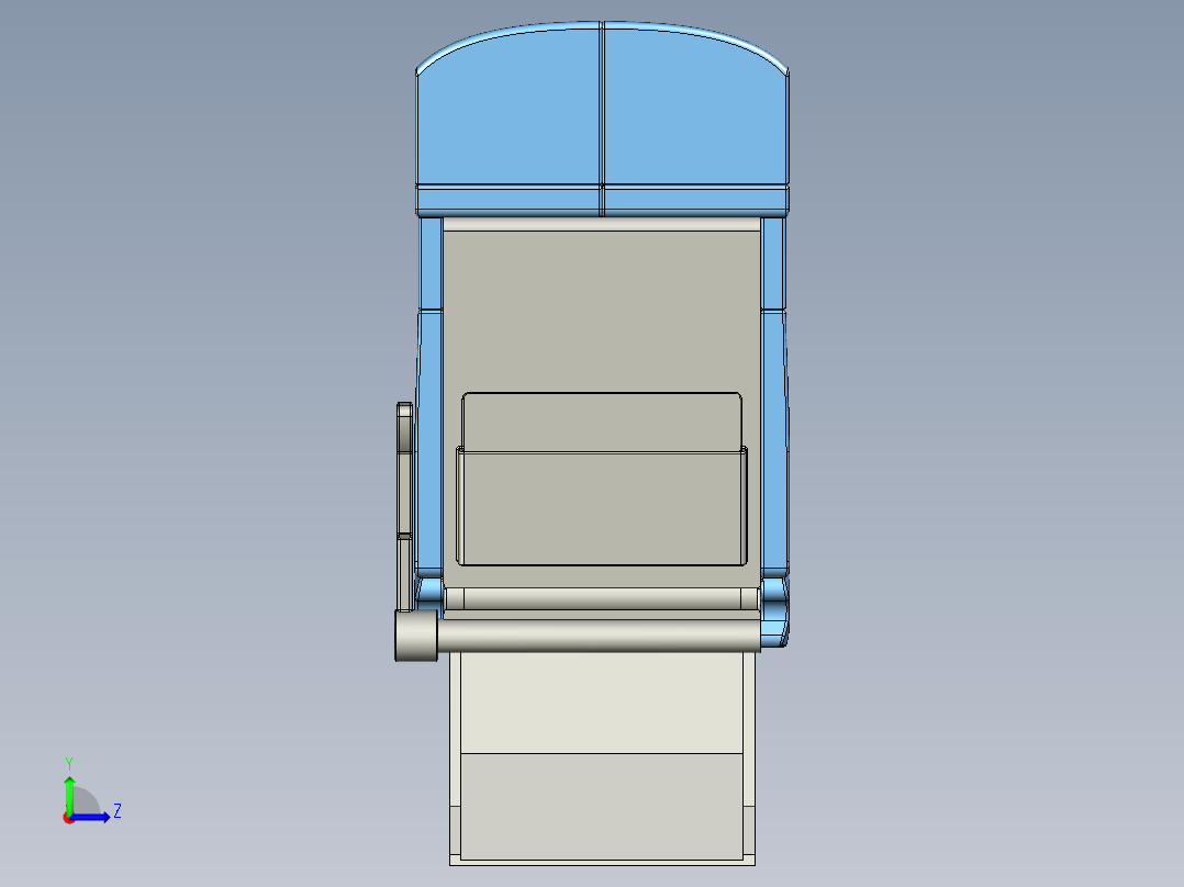汽车座椅左视图