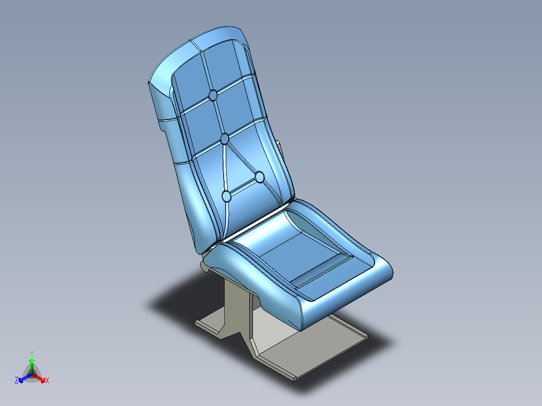 汽车座椅正等轴测图
