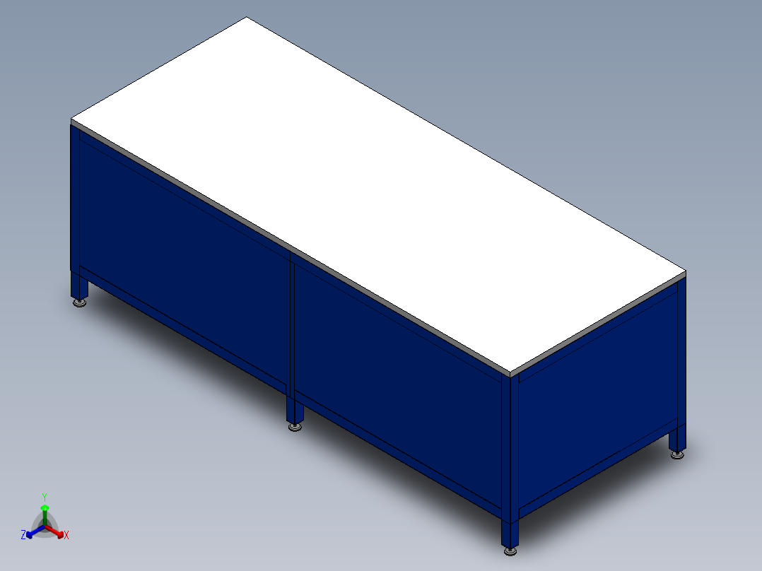 工作台workbench-2.snapshot.2--sw正等轴测图