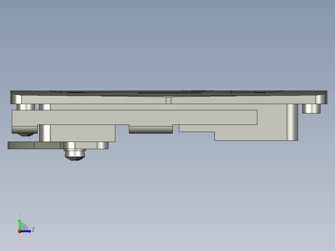 w66GXA65TJ1020-JEE328-97d6-怡合达_XAT61-A142_平面锁左视图