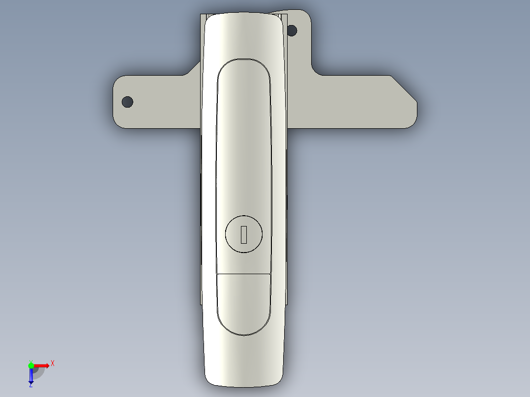 w66GXA65TJ1020-JEE328-97d6-怡合达_XAT61-A142_平面锁俯视图