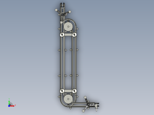 高起升柔性链袋电动抬升装置前视缩略图