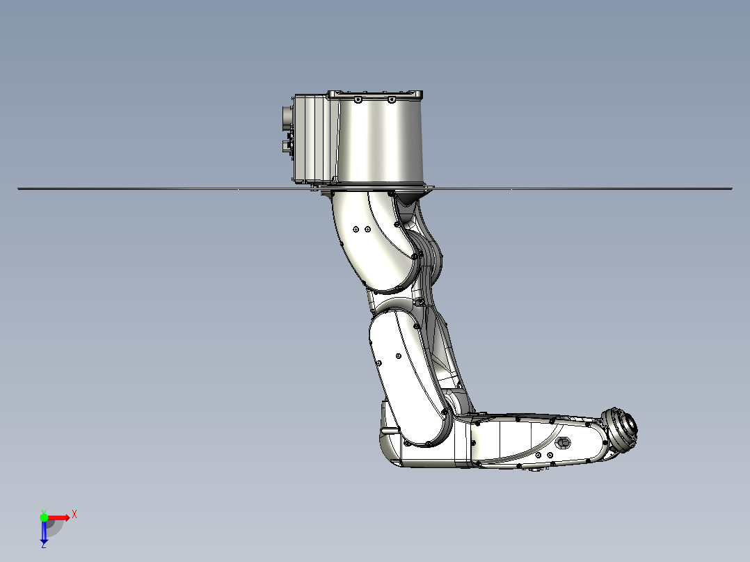 MZ07-01-机械手组件俯视图