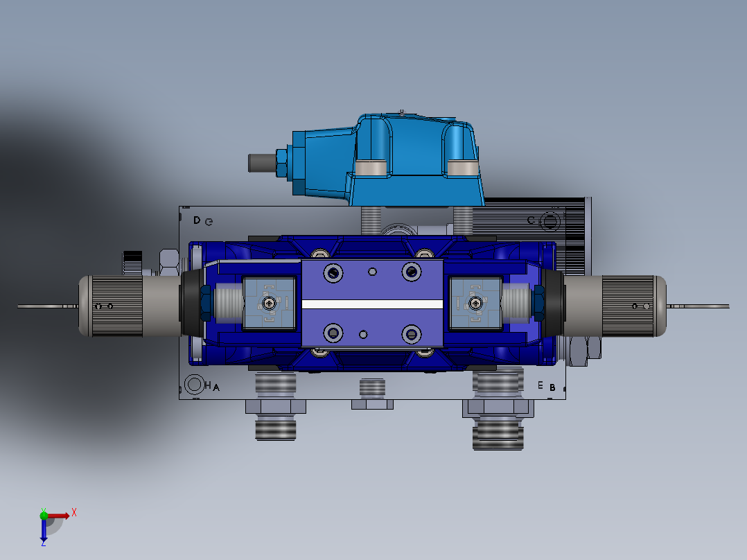 NG10 - 特殊液压块..zip俯视图