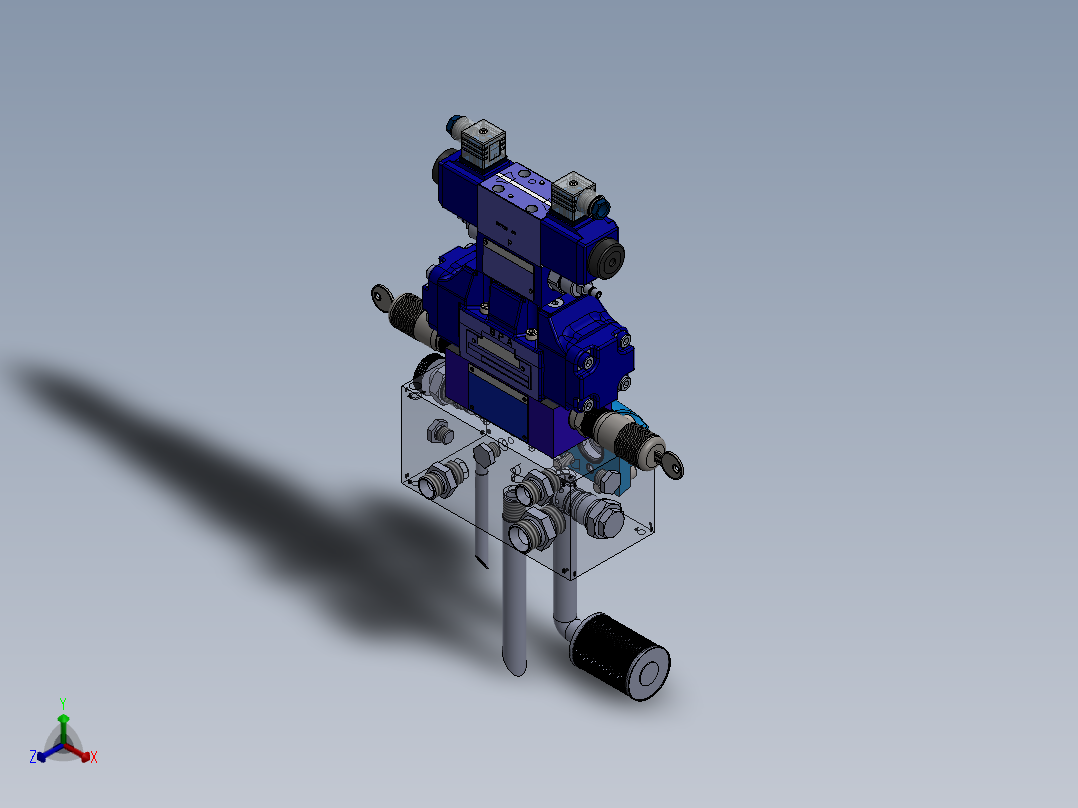NG10 - 特殊液压块..zip正等轴测图