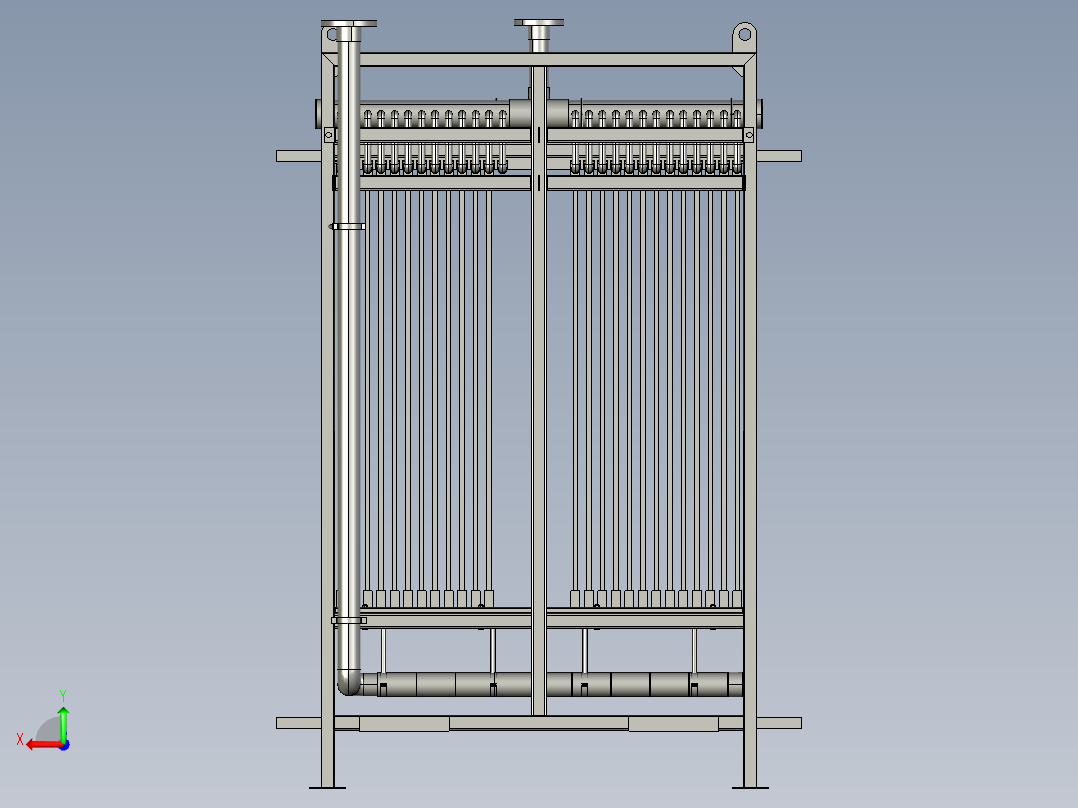 生物膜中水回用帘式后视图