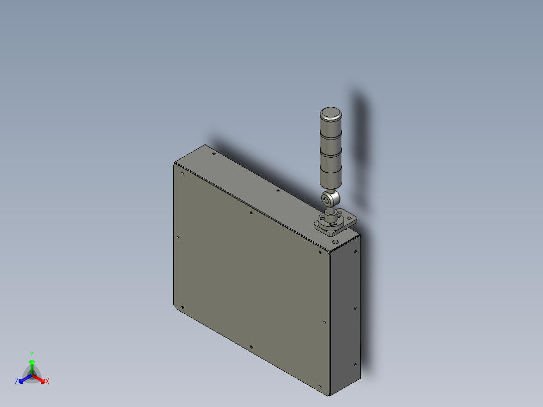 LJ-CJ-12-00控制盒组正等轴测图