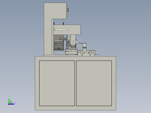 光驱表面自动贴膜装置左视缩略图