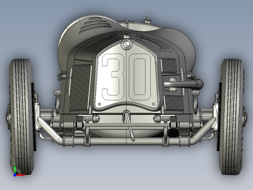 赛车界的传奇1924年阿尔法罗密欧P2前视缩略图