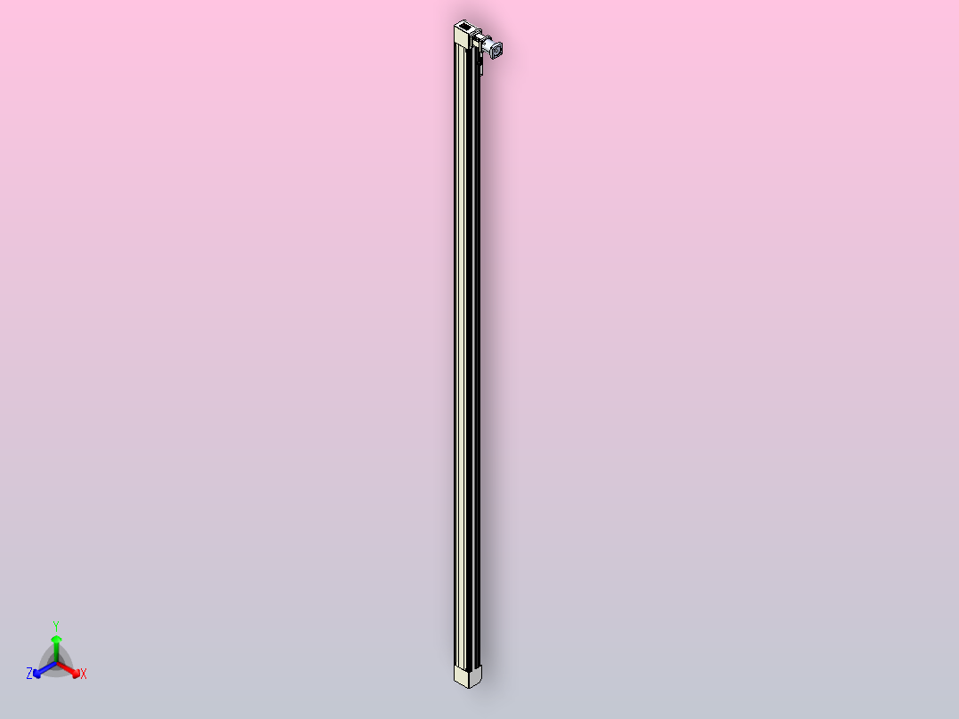 带式直线轴半闭式TPA-ONB-140-256-L4750-DR-J90-N3主视图