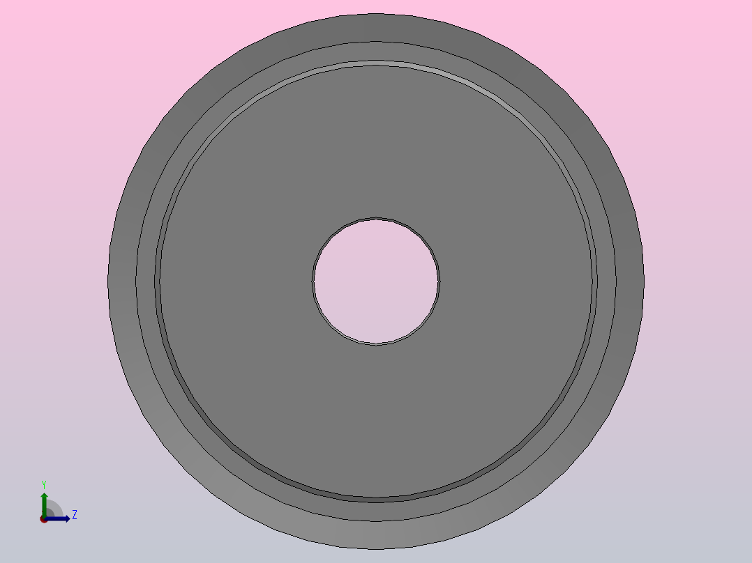 小凸缘型梯形齿同步带轮T10型_ST10DC-20-50-dc16-A左视图