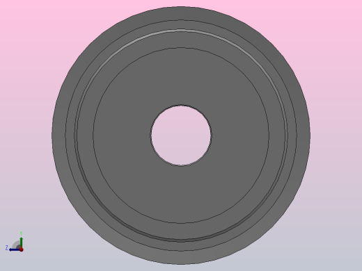 小凸缘型梯形齿同步带轮T10型_ST10DC-20-50-dc16-A右视缩略图