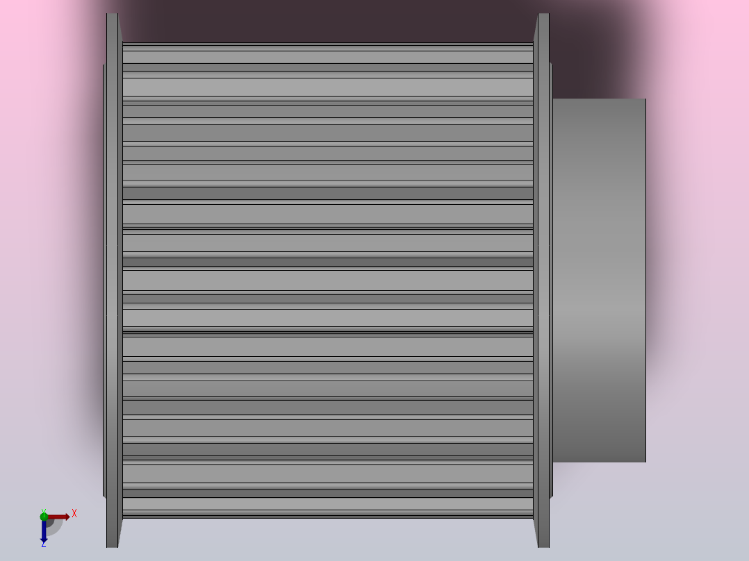 小凸缘型梯形齿同步带轮T10型_ST10DC-20-50-dc16-A俯视图
