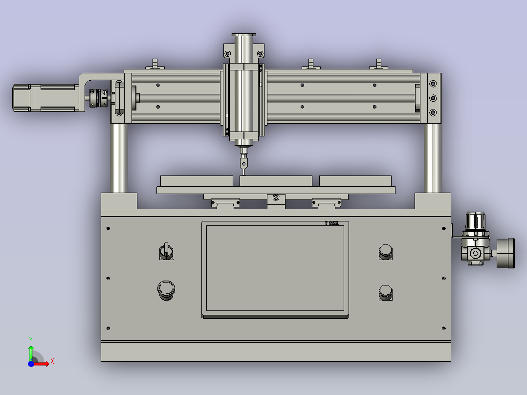 点锡膏联动式点锡膏机前视图