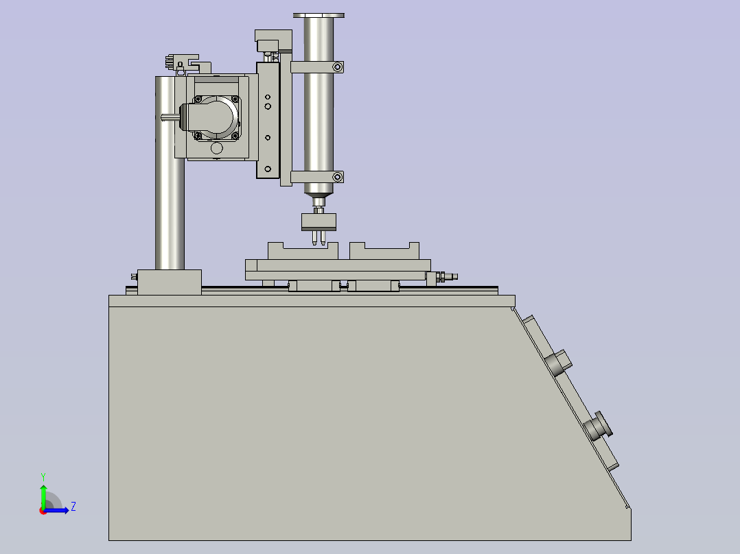 点锡膏联动式点锡膏机左视图