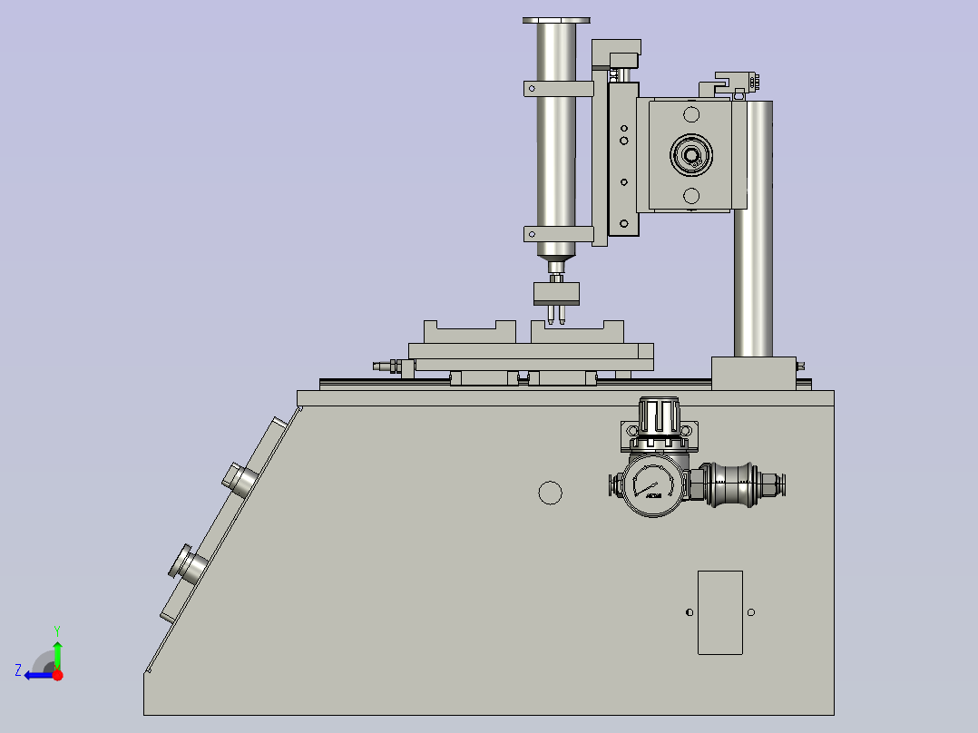 点锡膏联动式点锡膏机右视图
