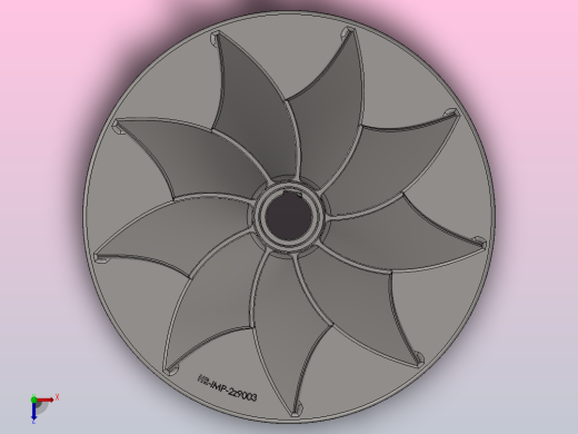 叶轮俯视缩略图