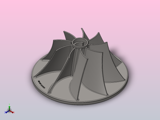 叶轮正等轴测缩略图