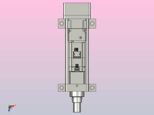 轻载电动缸TPA-ESR100-3210C-L100-MR-LB-W-P75-JX-C3俯视缩略图