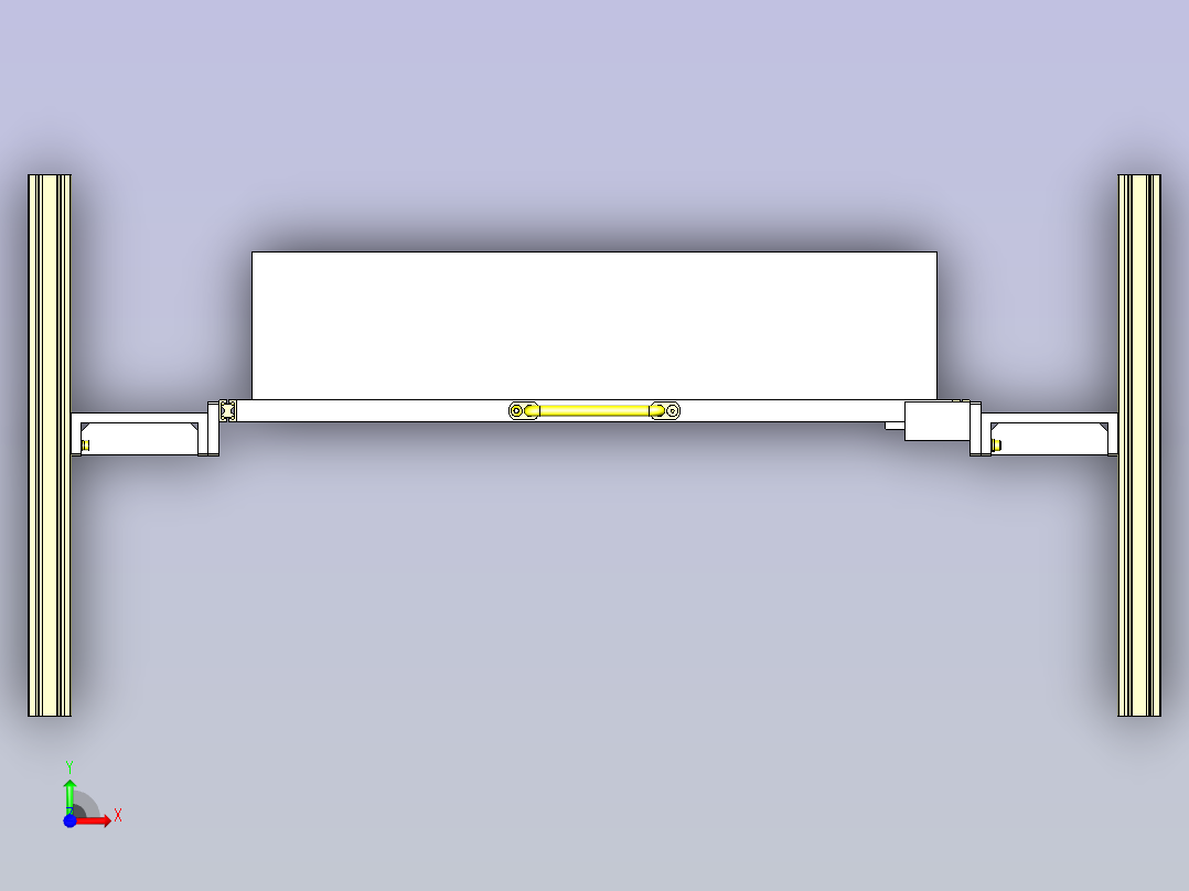 一款废料维护机构3D模型前视图