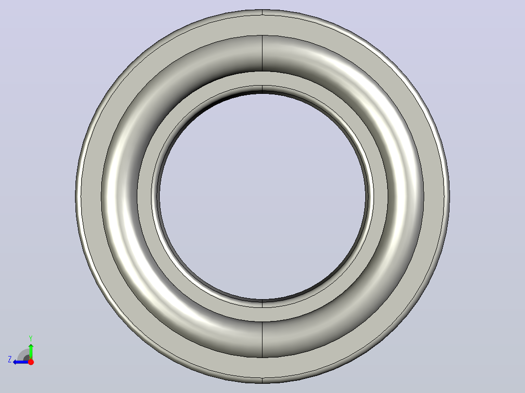 SKF自调心球轴承ball_bearing_1211_ek_0右视图