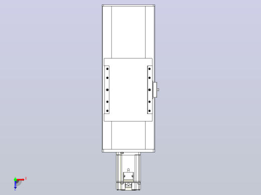 滚珠丝杠直线轴带导轨全封闭TPA-HCR-175D-2510C-L150-M-C-P75-N3俯视缩略图