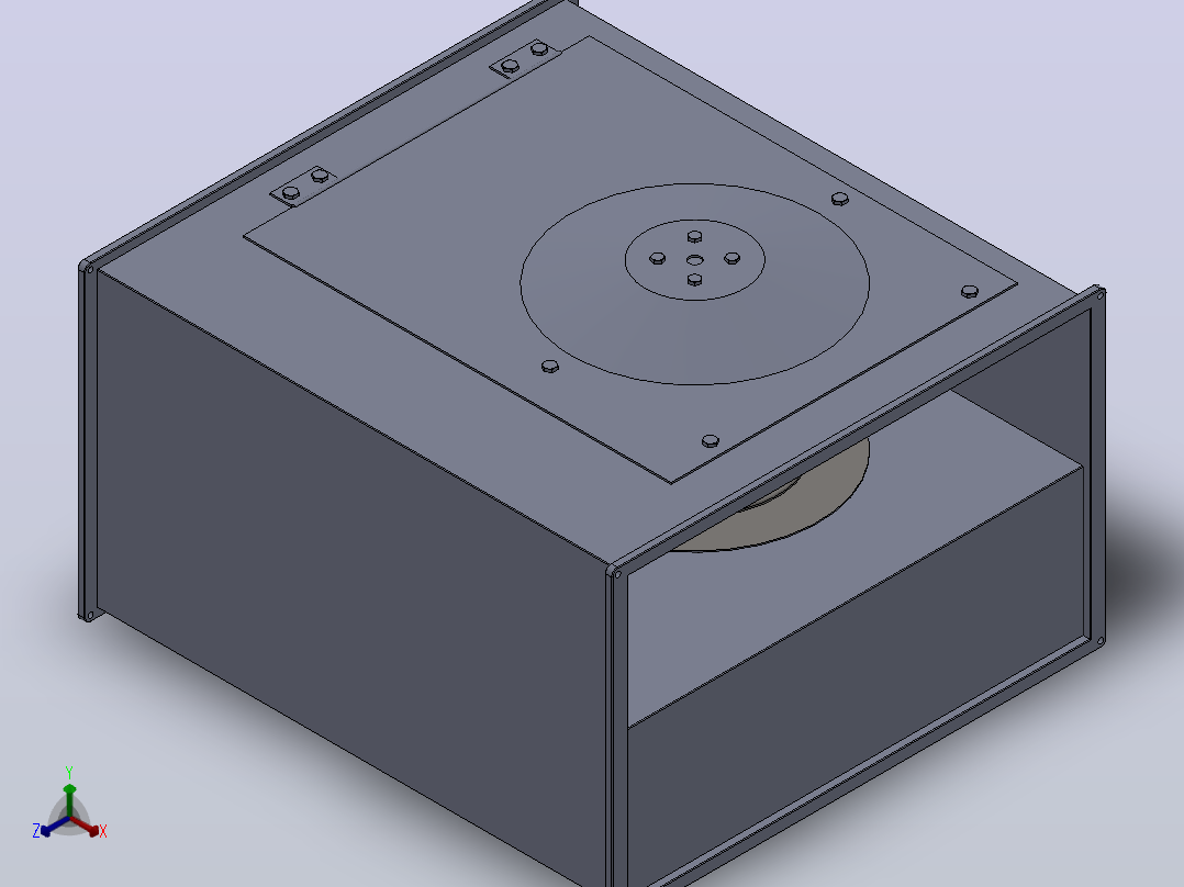 EKRB800×500B1方形管道风机[EKRB800×500B1]主视图