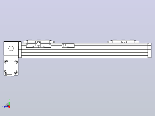 皮带直线轴双滑块型TPA-GCBS-80-P60-L100-LP-M20-N3右视缩略图