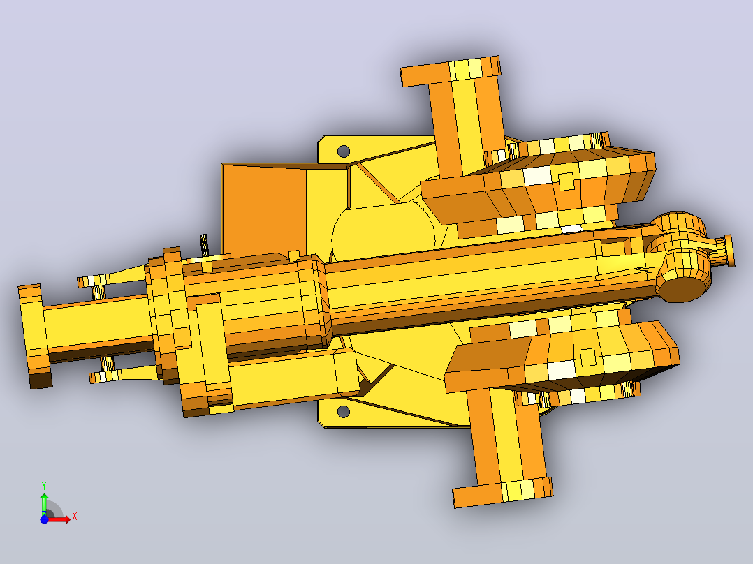 IRB1400 M2000 3D模型前视图