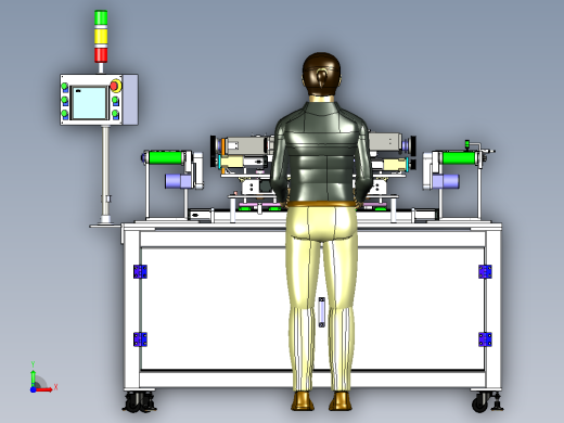 手机外壳打磨机3D图纸前视缩略图