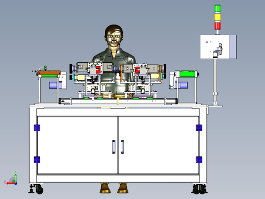 手机外壳打磨机3D图纸后视缩略图