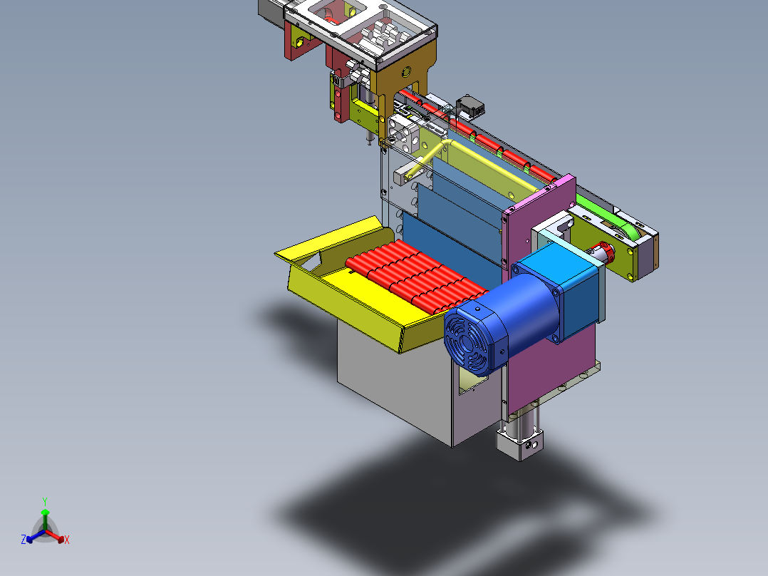 管件自动上料机构sw16