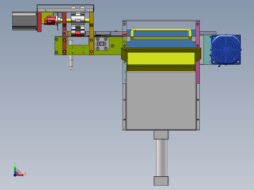 管件自动上料机构sw16前视缩略图