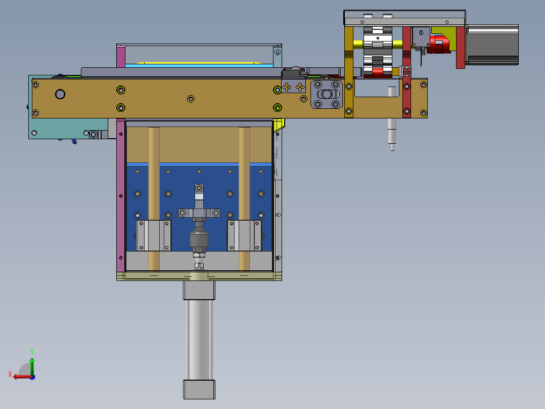 管件自动上料机构sw16后视图