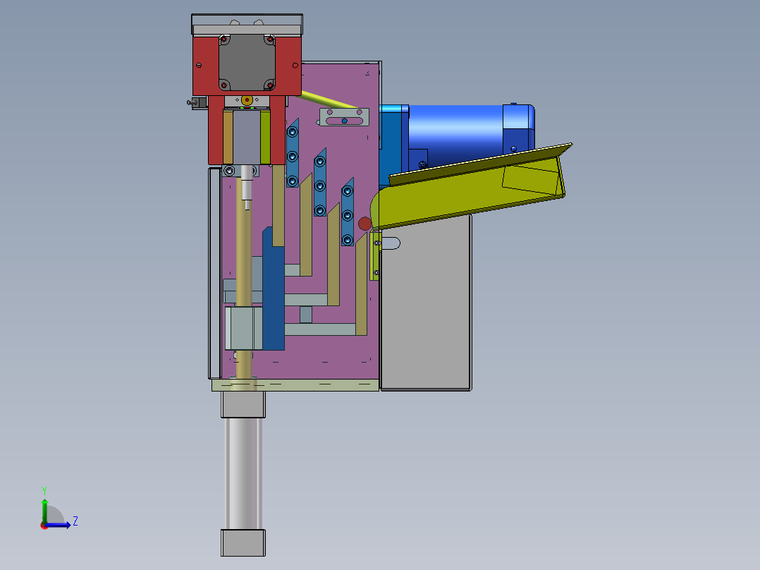 管件自动上料机构sw16左视图