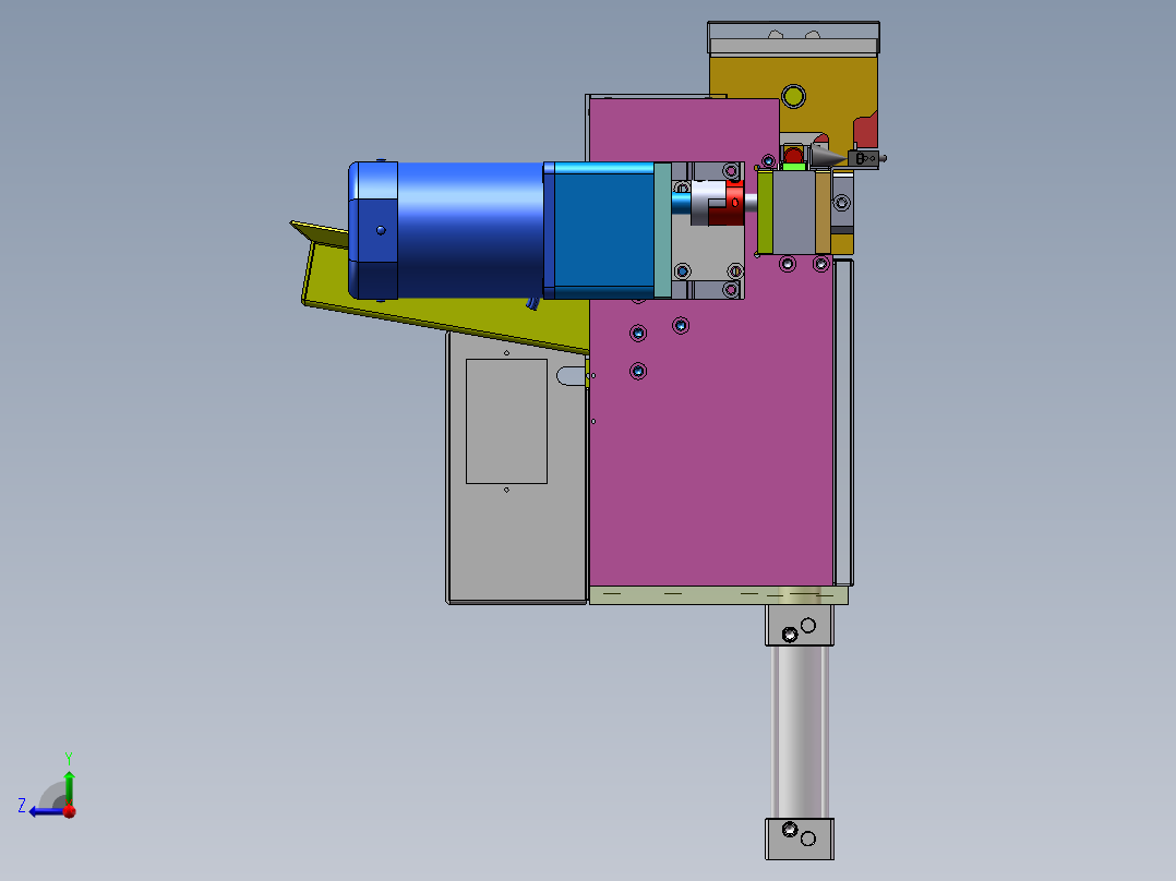 管件自动上料机构sw16右视图