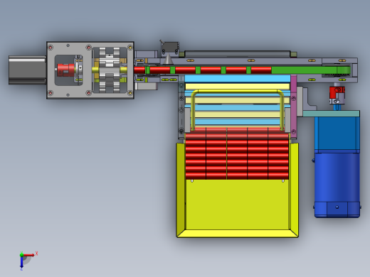 管件自动上料机构sw16俯视缩略图