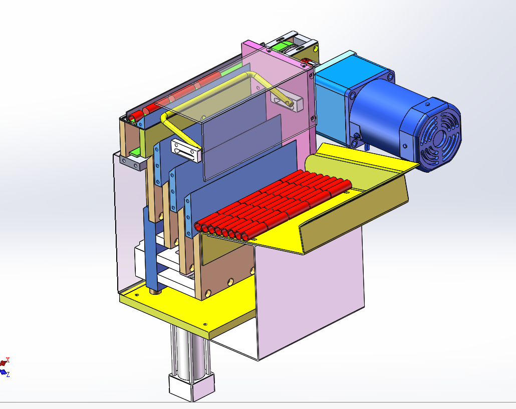 管件自动上料机构sw16